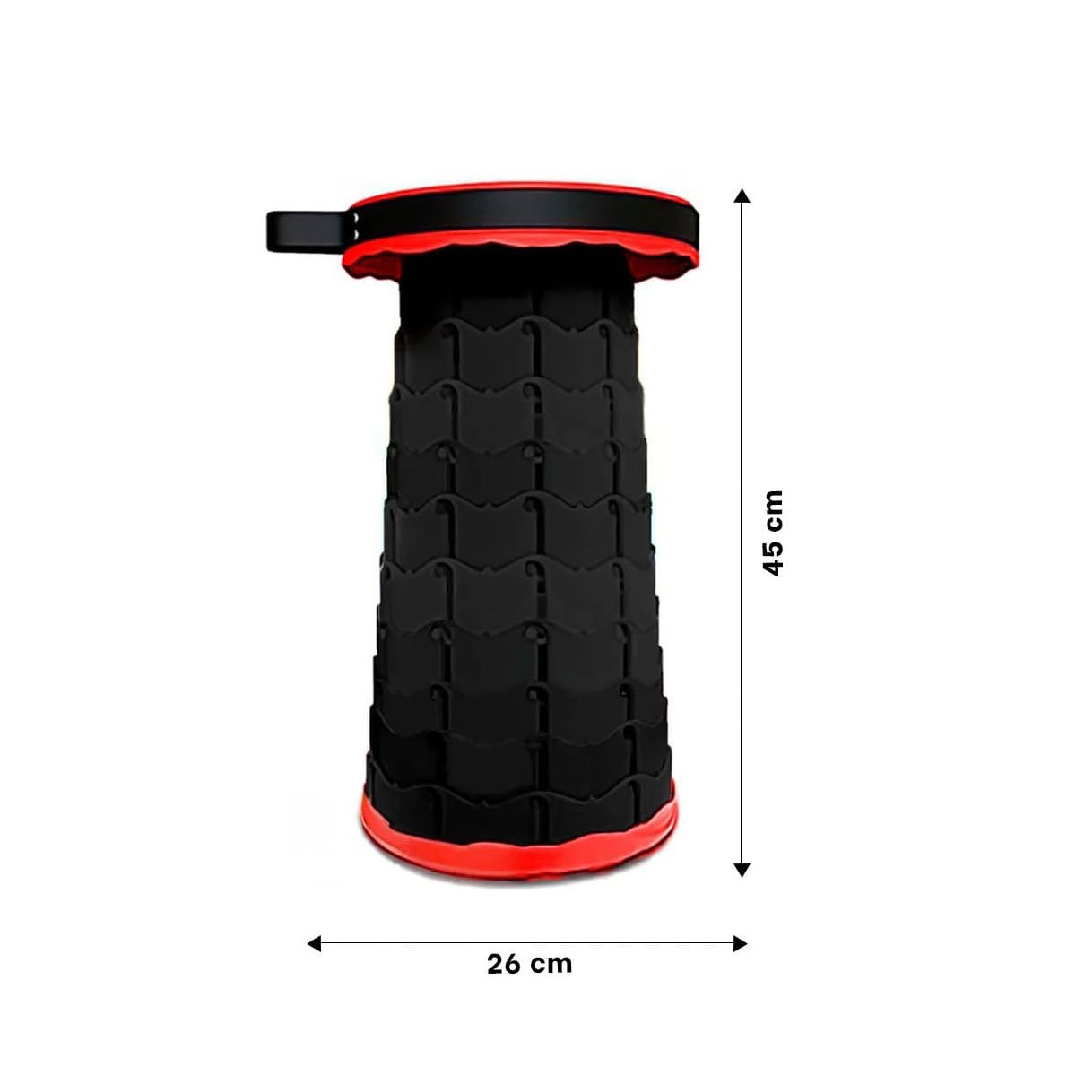 ASIENTO VERSATIL PARA CAMPING REUNIONES Y HOGAR ROJO Y+LIGAS REGALO - 4