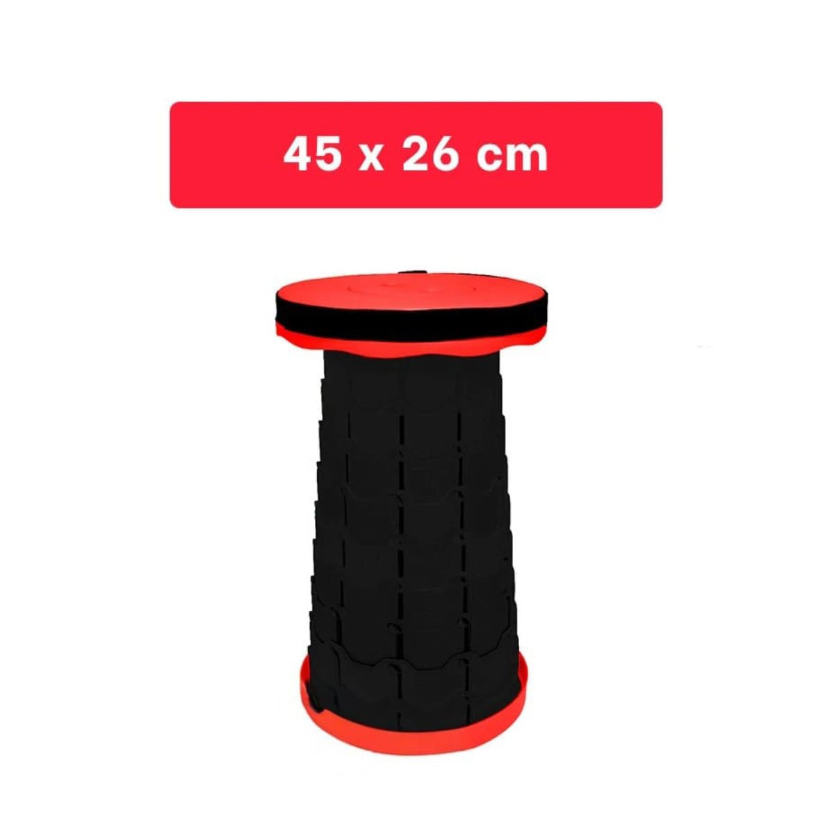 PACK4 DESCANSO COMPACTO Y PLEGABLE CON SISTEMA SEGURO ROJO Y+REGALO STICKER - 4