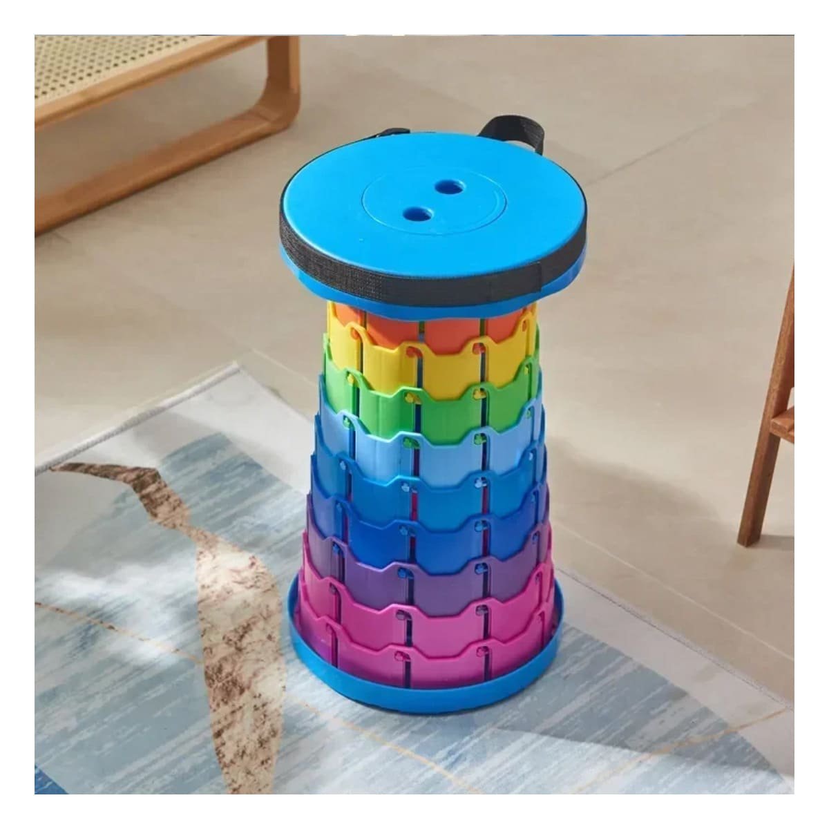 PACK12 SOPORTE PLEGABLE PARA SENTARSE CON COMODIDAD EN MULTICOLOR Y+PAPEL REGALO - 3