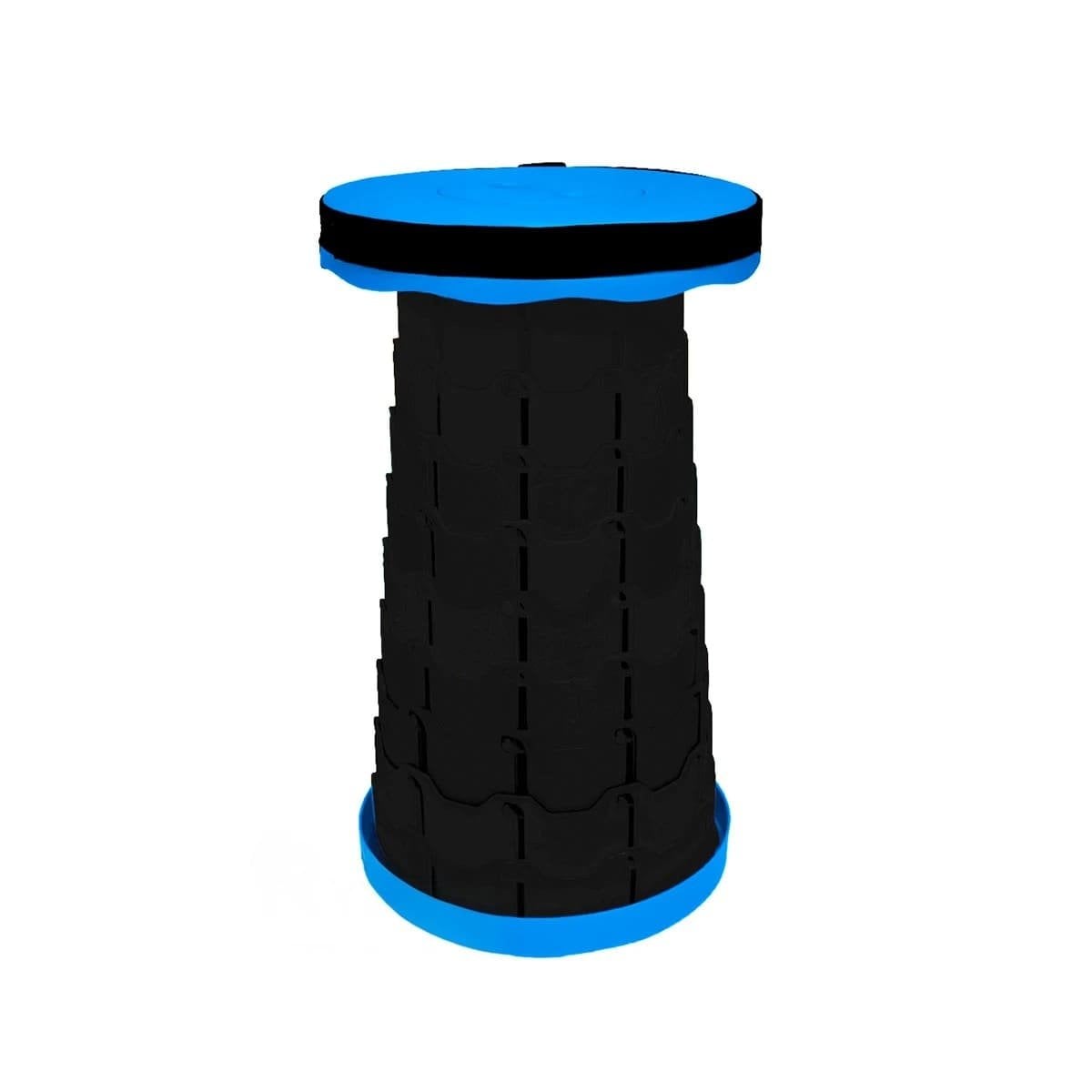 ASIENTO COMPACTO CON SEGURO PARA OFICINA HOGAR Y SALA AZUL Y+REGALO STICKER - 1