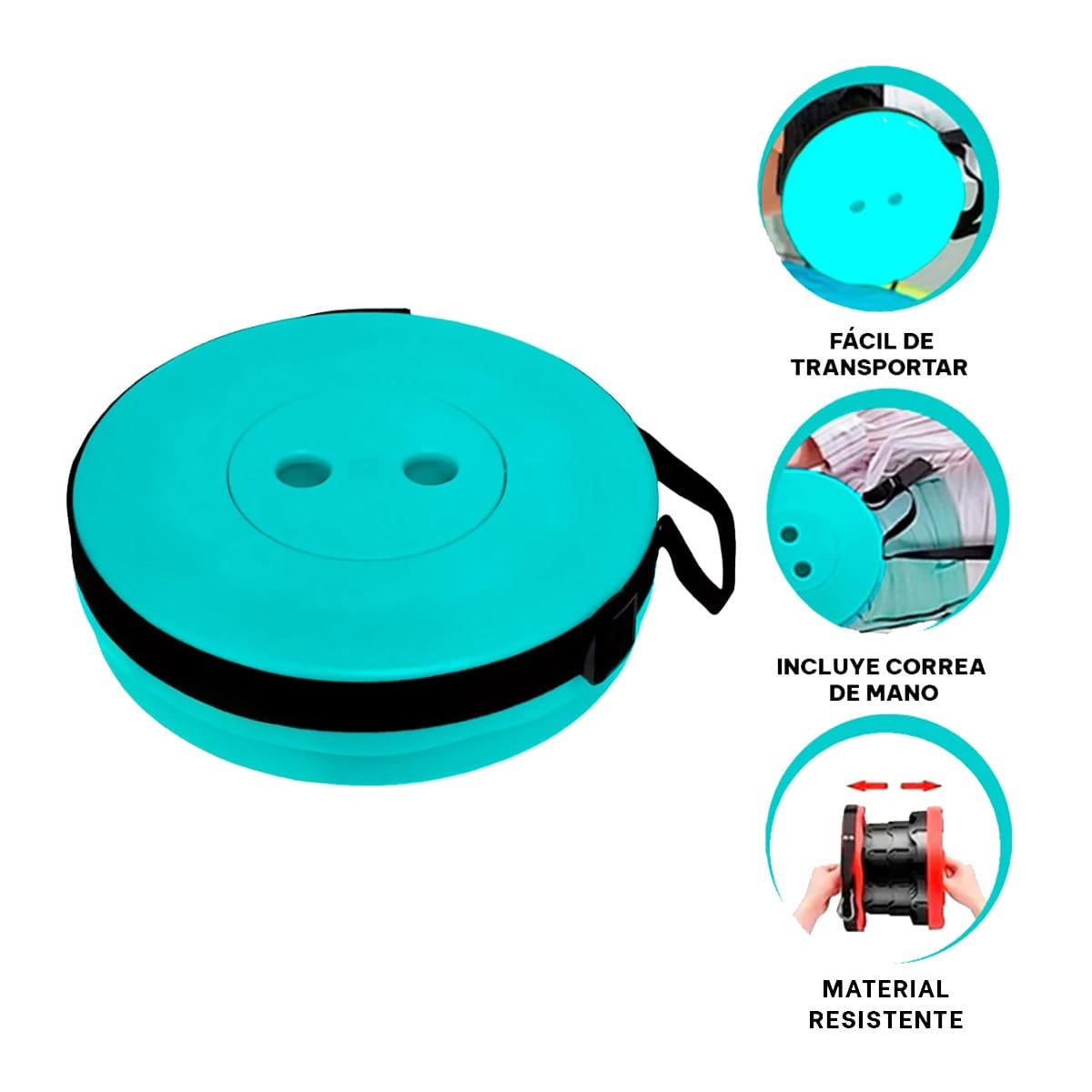 SILLA COMPACTA PRACTICA PARA AÑADIR ASIENTOS EN CUALQUIER ESPACIO TURQUEZA Y+POST IT - 5