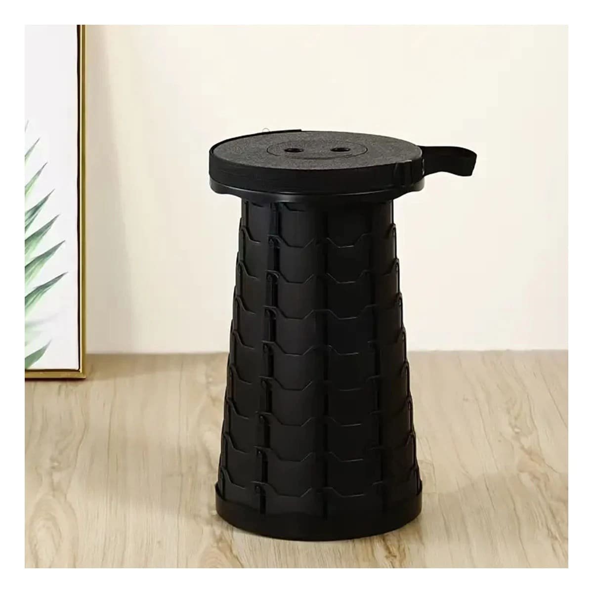 PACK12 BANQUETA LIGERA Y PORTATIL CON SEGURO PARA AÑADIR ASIENTOS NEGRO Y+PAPEL REGALO - 3