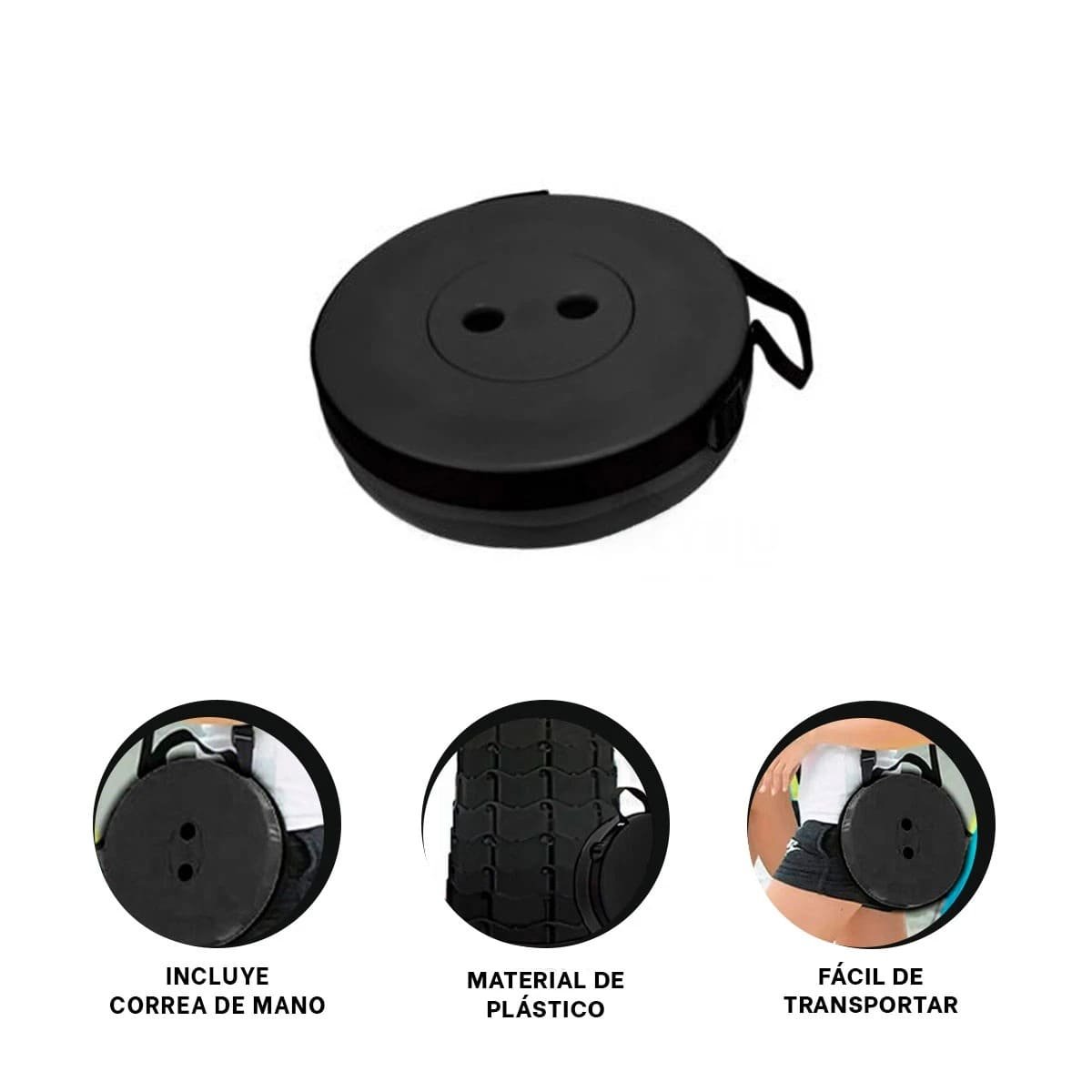 SILLA CONFIABLE Y PRACTICA PARA PICNICS Y ACTIVIDADES NEGRO Y+POST IT - 5
