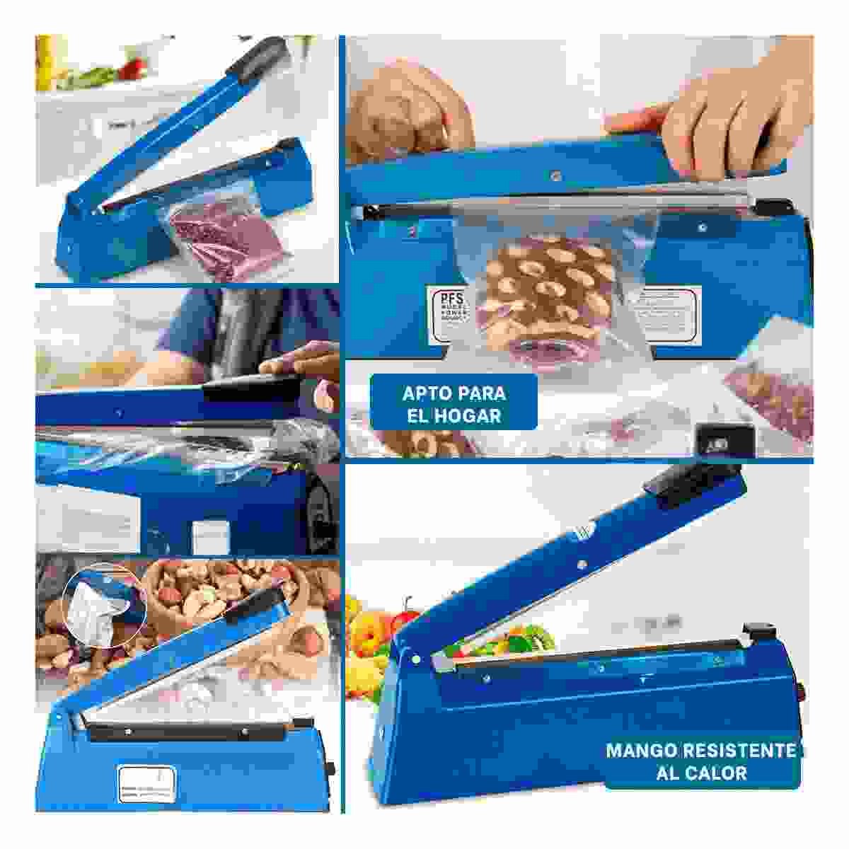 PACK4 DISPOSITIVO DE CIERRE PORTATIL Y FACIL PARA BOLSAS 42X12CM Y+REGALO STICKER - 2