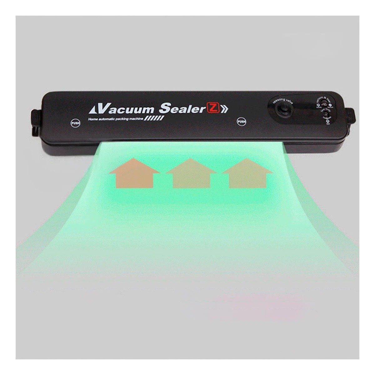 PACK4 SELLADOR PORTATIL PROFESIONAL Y LIGERO PARA USO DIARIO NEGRO Y+PAPEL REGALO - 2