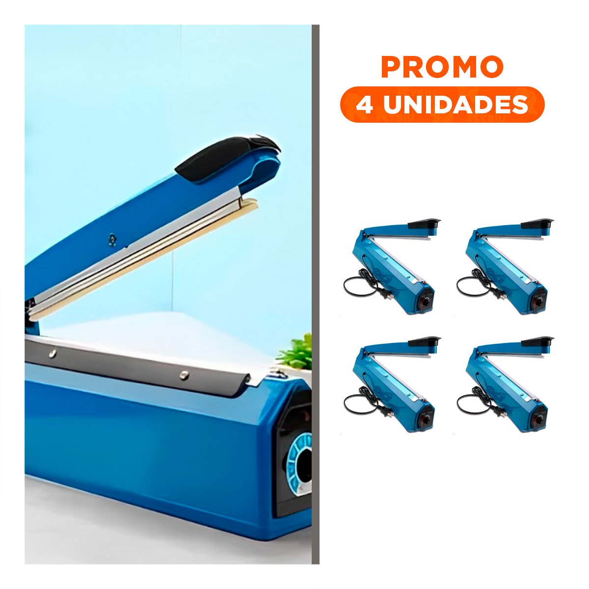 PACK4 CLIP SELLADOR CONFIABLE PARA USO DIARIO EN CASA O OFICINA 42X12CM - 1