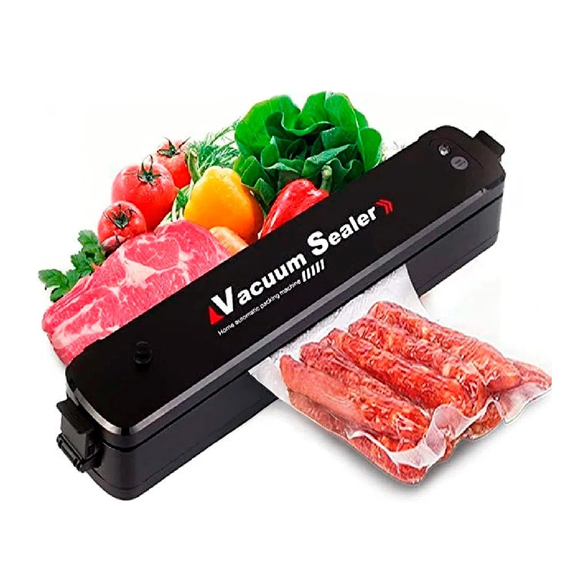 CERRADOR DE BOLSAS RAPIDO Y PRACTICO PARA MANTENER ALIMENTOS FRESCOS NEGRO Y+PAPEL REGALO - 5