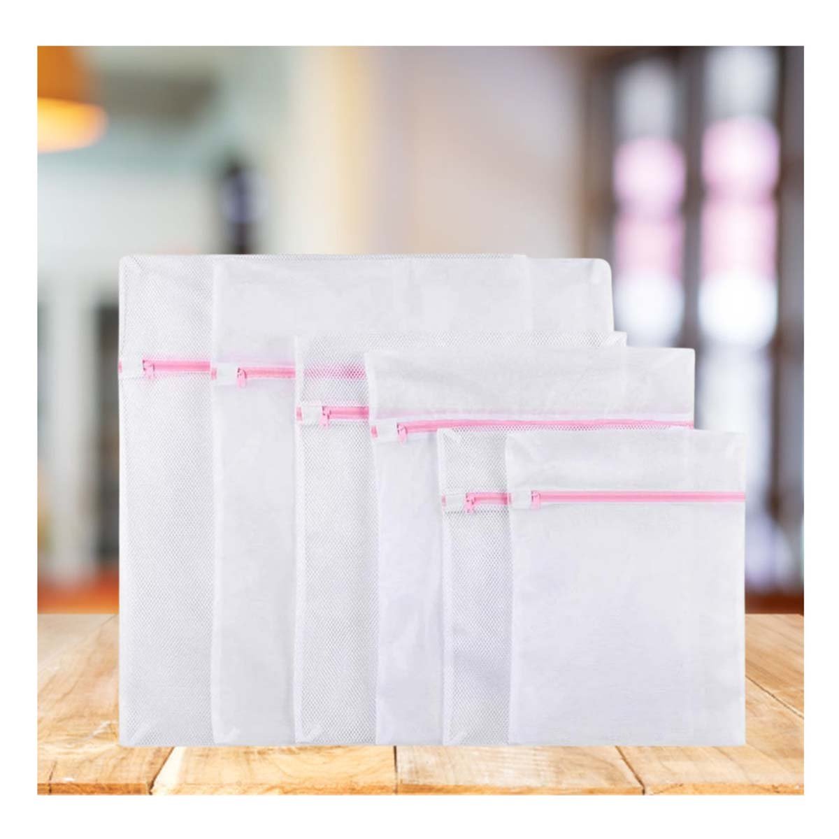 PACK12 CESTO DE TELA BLANCA PARA LAVANDERIA COMODA Y PRACTICA Y+PAPEL REGALO - 5