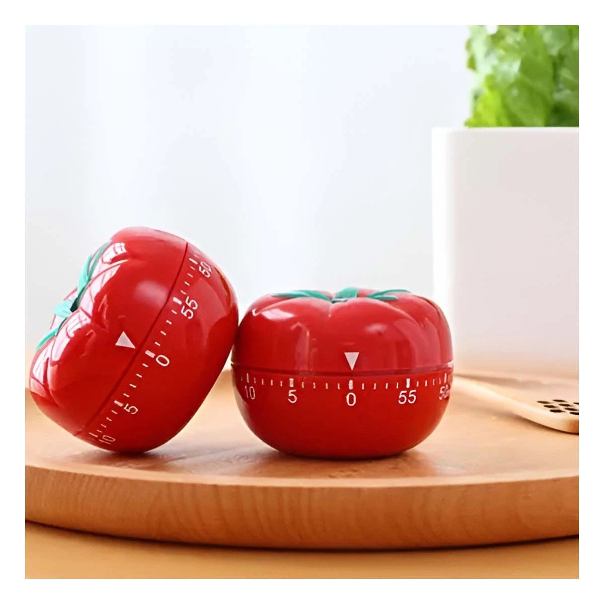 TEMPORIZADOR CON DISENO TOMATE ROJO PARA CONTROLAR TIEMPOS EN LA COCINA - 3