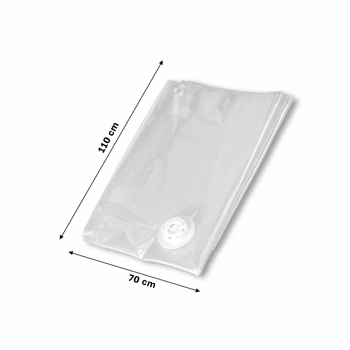 PACK2 SACO AL VACIO QUE MANTIENE ROPA PROTEGIDA 70X110CM EMPAQUE VERDE - 4