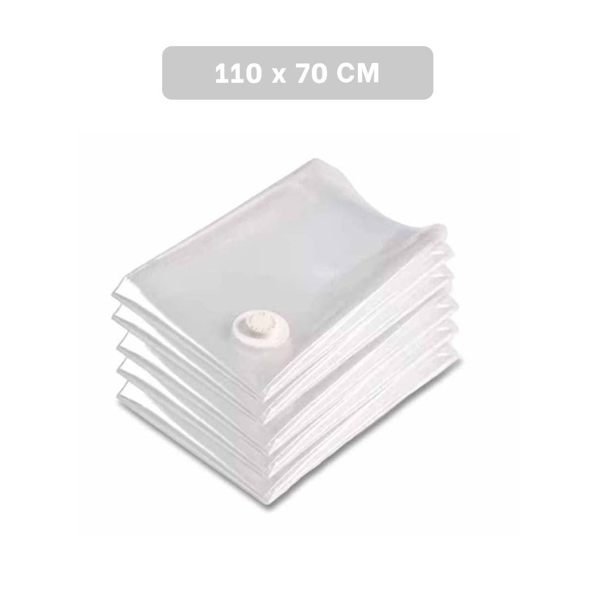PACK2 SACO AL VACIO PARA GUARDAR COBIJAS Y ACCESORIOS 70X110CM EMPAQUE VERDE Y+PAPEL REGALO - 4