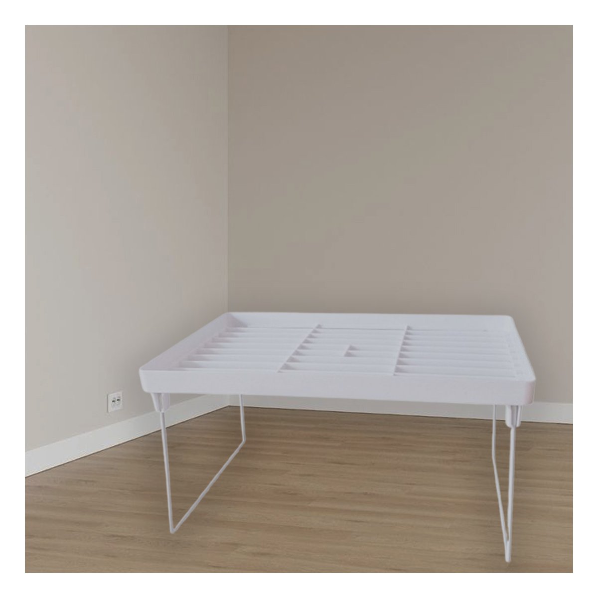 PACK4 BALDAS MODULARES BLANCAS PARA ORGANIZAR DECORACION Y ARTICULOS - 5