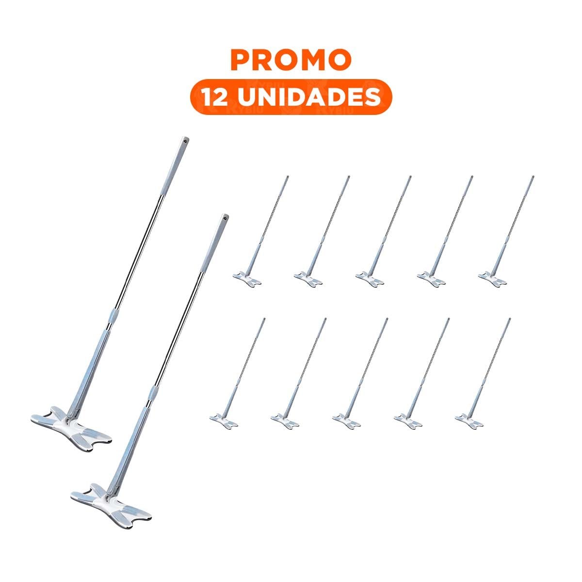 PACK12 PLATAFORMA MARIPOSA AZUL PARA FREGAR PISOS DE FORMA RAPIDA - 1