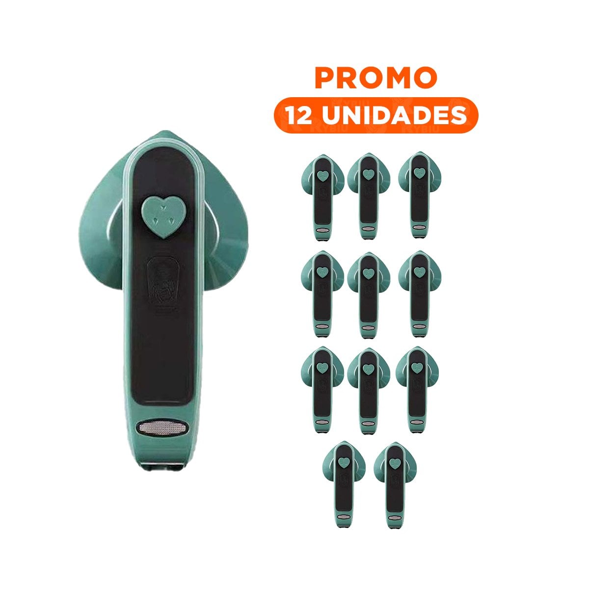 PACK12 PLANCHA ROPA CORAZON VERDE RAPIDA Y FACIL PARA USO DIARIO - 1