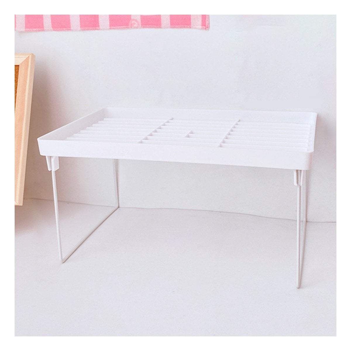 MUEBLE APILABLE BLANCO PARA GUARDAR OBJETOS EN SALA O DORMITORIO Y+REGALO STICKER - 2