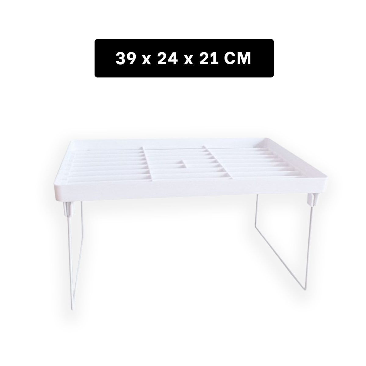 MUEBLE APILABLE BLANCO PARA GUARDAR OBJETOS EN SALA O DORMITORIO Y+REGALO STICKER - 4