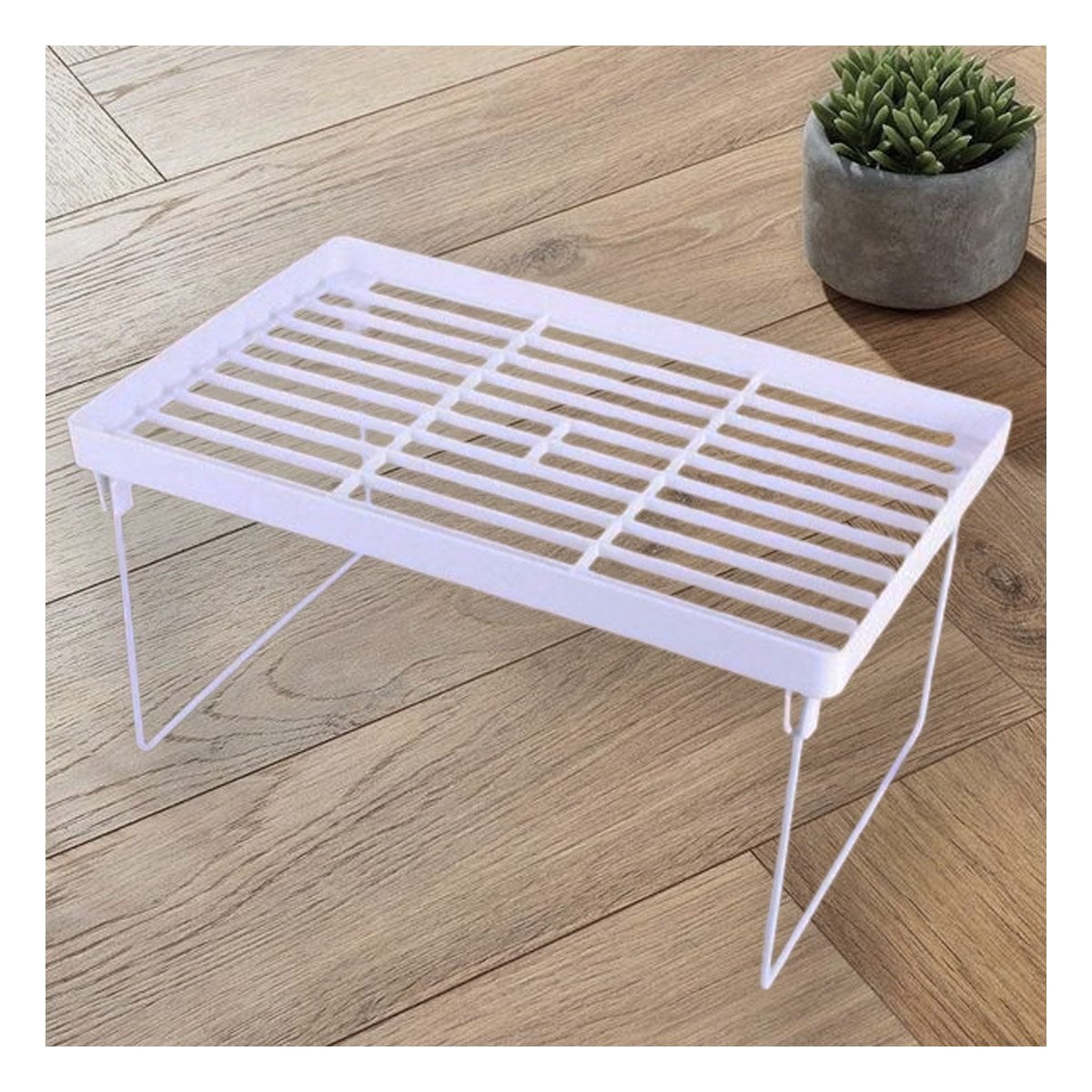 MUEBLE APILABLE BLANCO PARA GUARDAR OBJETOS EN SALA O DORMITORIO Y+REGALO STICKER - 5