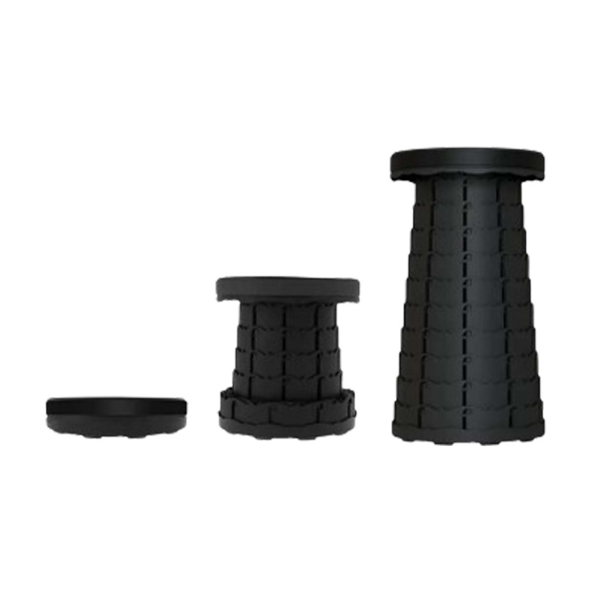 PACK12 BUTACA RESISTENTE PLEGABLE 3 SEGUROS PORTATILES TAPA NEGRO CENTRO NEGRO Y+REGALO STICKER - 2