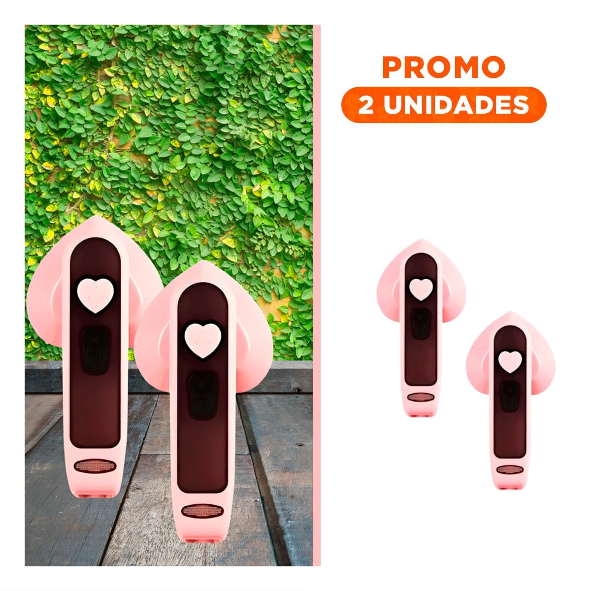 PACK2 COMPACTA PLANCHA A VAPOR CORAZON PRACTICA PARA PLANCHAR ROPA Y+REGALO STICKER - 1