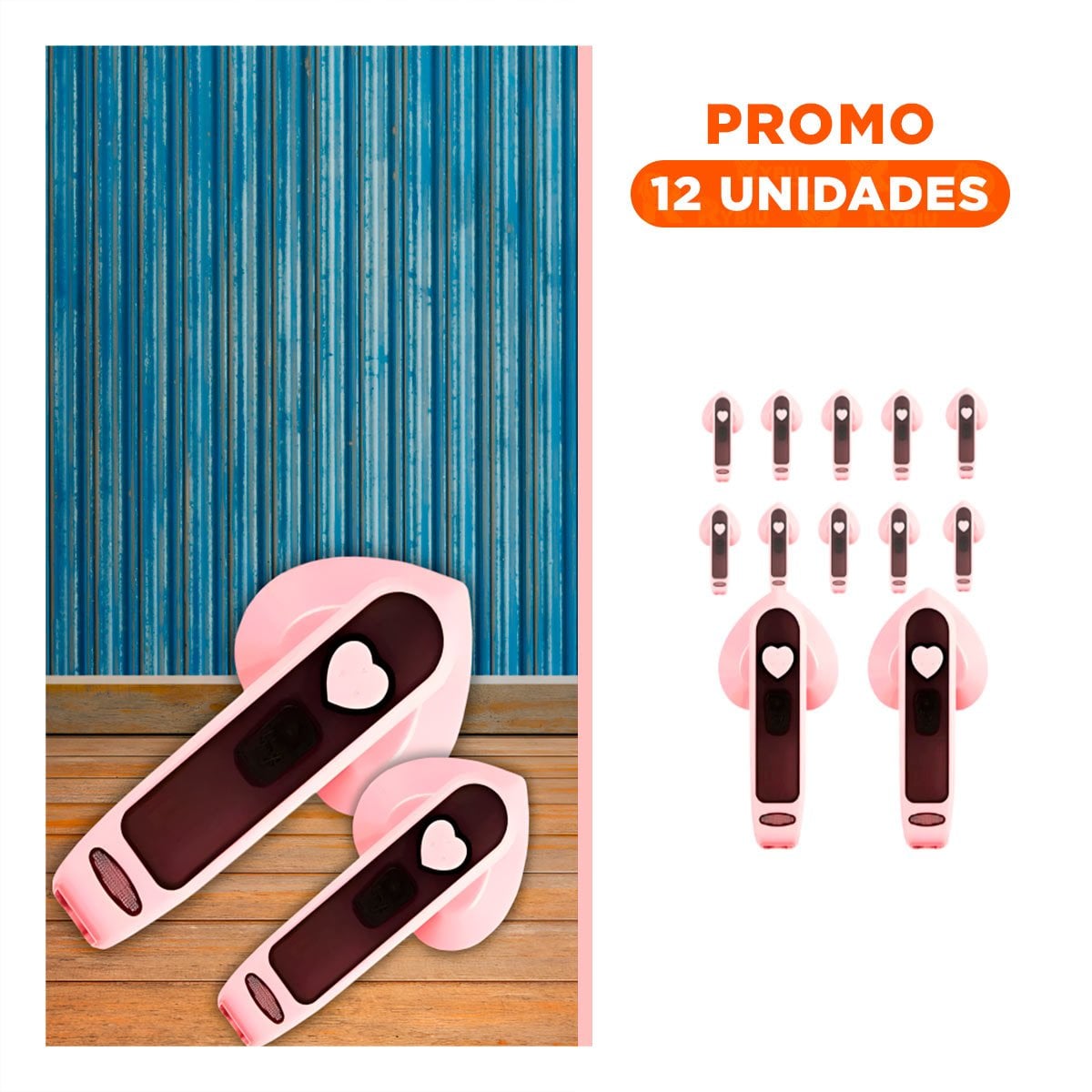 PACK12 LIGERA PLANCHA A VAPOR CORAZON IDEAL PARA PLANCHAR ROPA DE TODOS LOS DIAS - 1