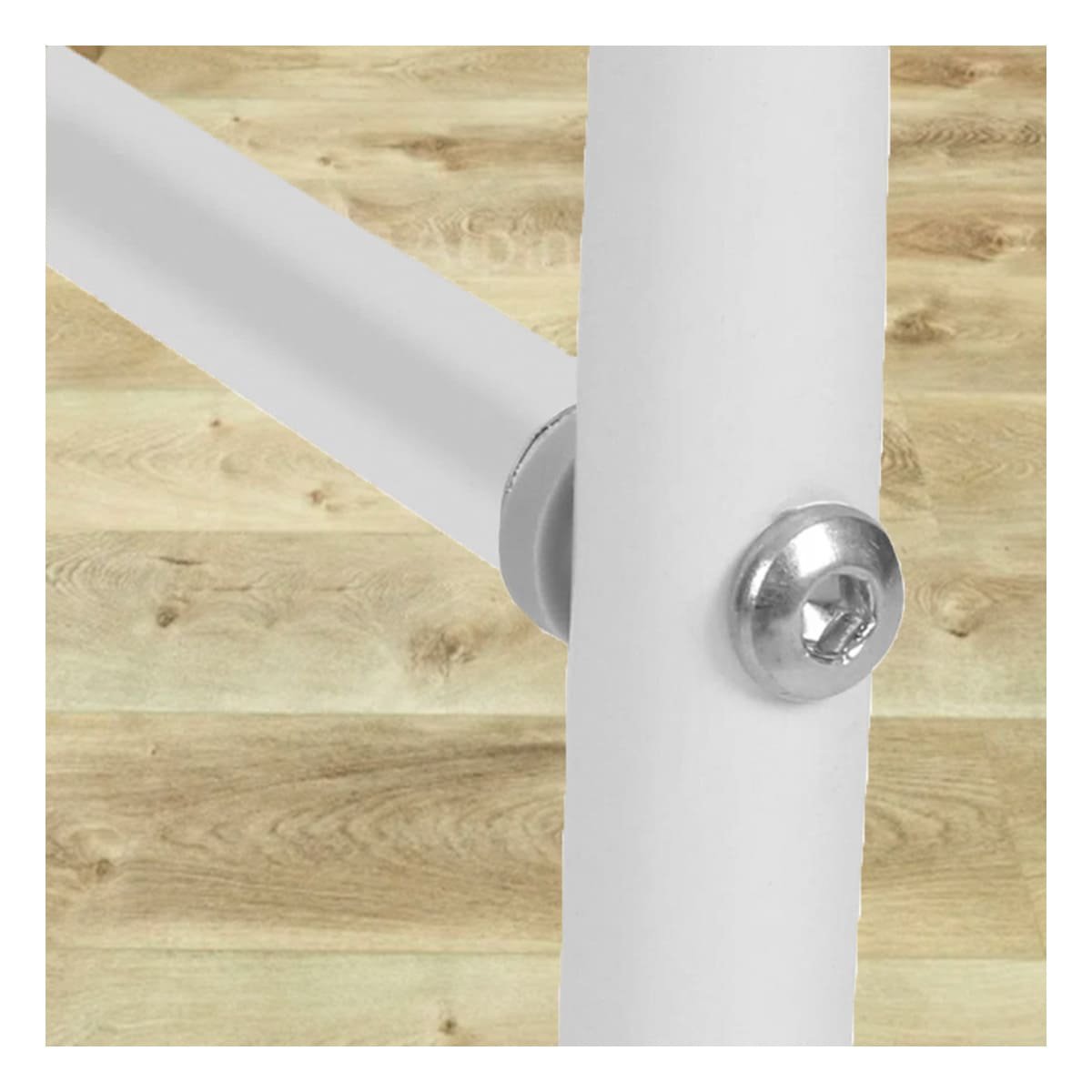 PACK4 ESTANTE CON RUEDAS 3 NIVELES METAL BLANCO PARA CASA Y+REGALO STICKER - 5