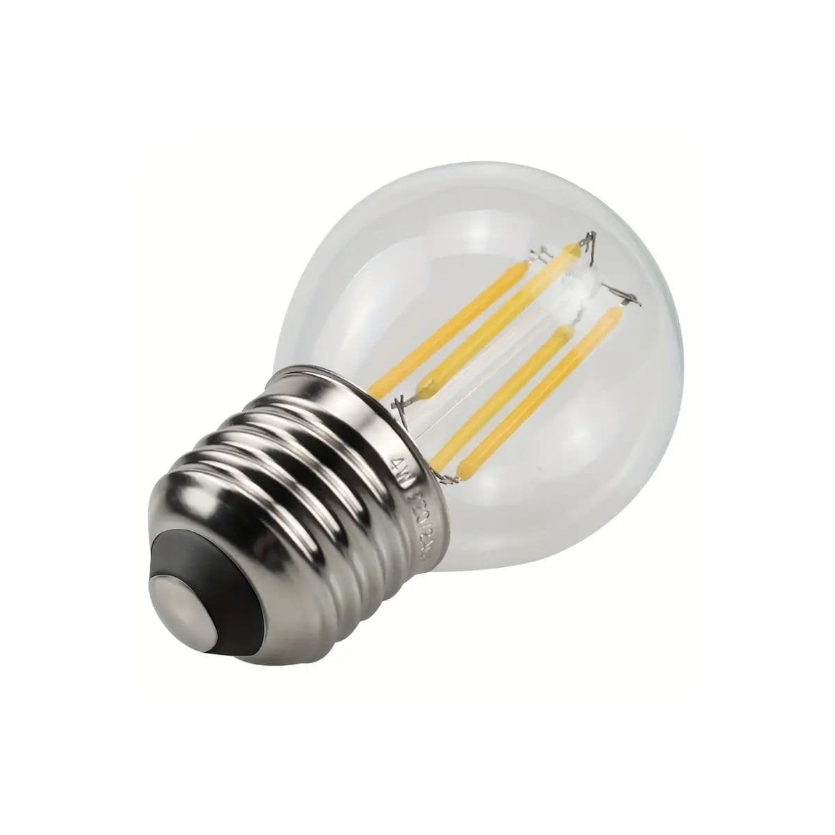 MINI BOMBILLA 4W TRANSPARENTE LUZ BLANCA PARA DECORACION LED CASA FESTIVA Y+REGALO STICKER - 1