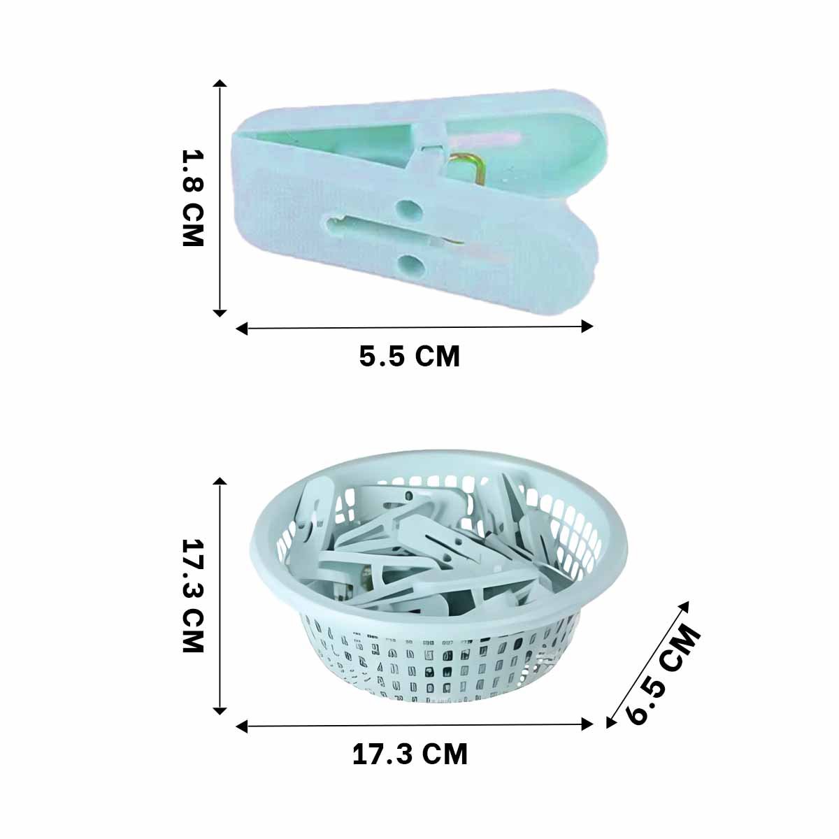 PACK2 SOPORTE VERDE CLARO CIRCULAR PARA GANCHOS DE ROPA FACIL DE COLOCAR Y+PAPEL REGALO - 4