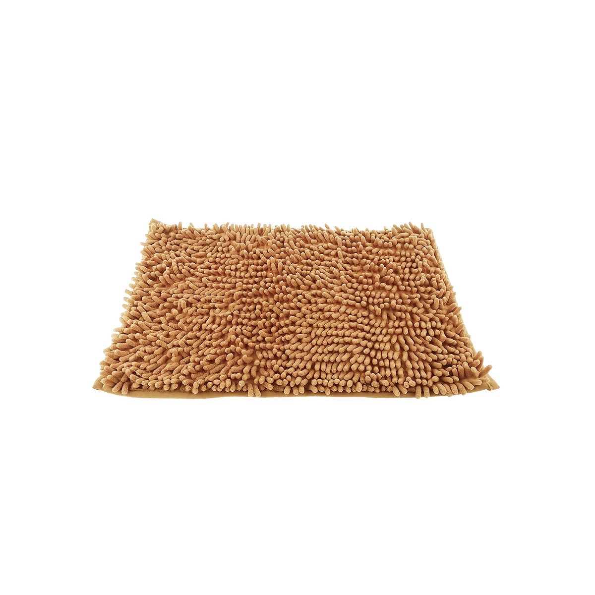 CUBREPISO RECTANGULAR DE MICROFIBRA 40X60CM MOSTAZA PARA INTERIOR Y+LIGAS REGALO - 5
