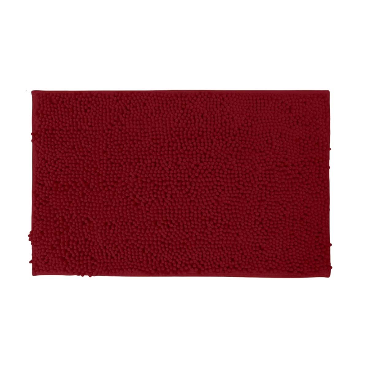 PACK12 ALFOMBRA RECTANGULAR DE PISO DECORATIVA MICROFIBRA 40X60CM GUINDA Y+REGALO STICKER - 2