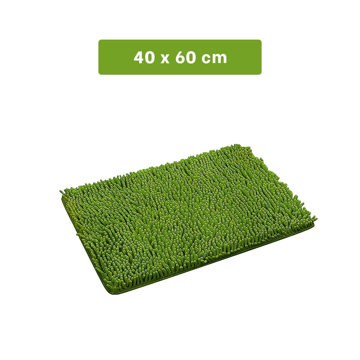 PACK2 ACCENTO RECTANGULAR DE MICROFIBRA PARA HOGAR VERDE LIMON 40 X 60 CM Y+REGALO STICKER - 4