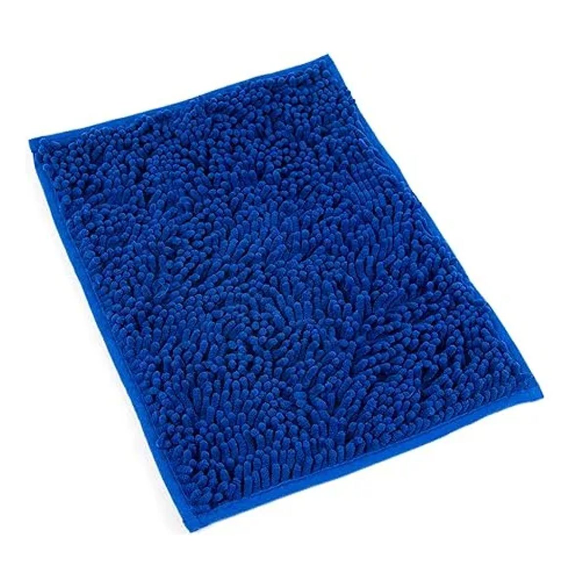 TAPIZ RECTANGULAR DE MICROFIBRA 40X60CM AZUL PARA ESPACIOS DEL HOGAR Y+REGALO STICKER - 1