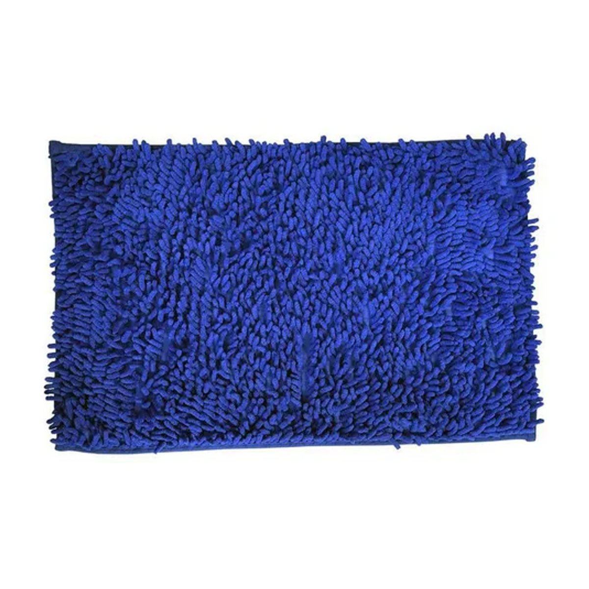 ALFOMBRILLA RECTANGULAR DE MICROFIBRA 40X60CM AZUL PARA PISO INTERIOR Y+LIGAS REGALO - 5