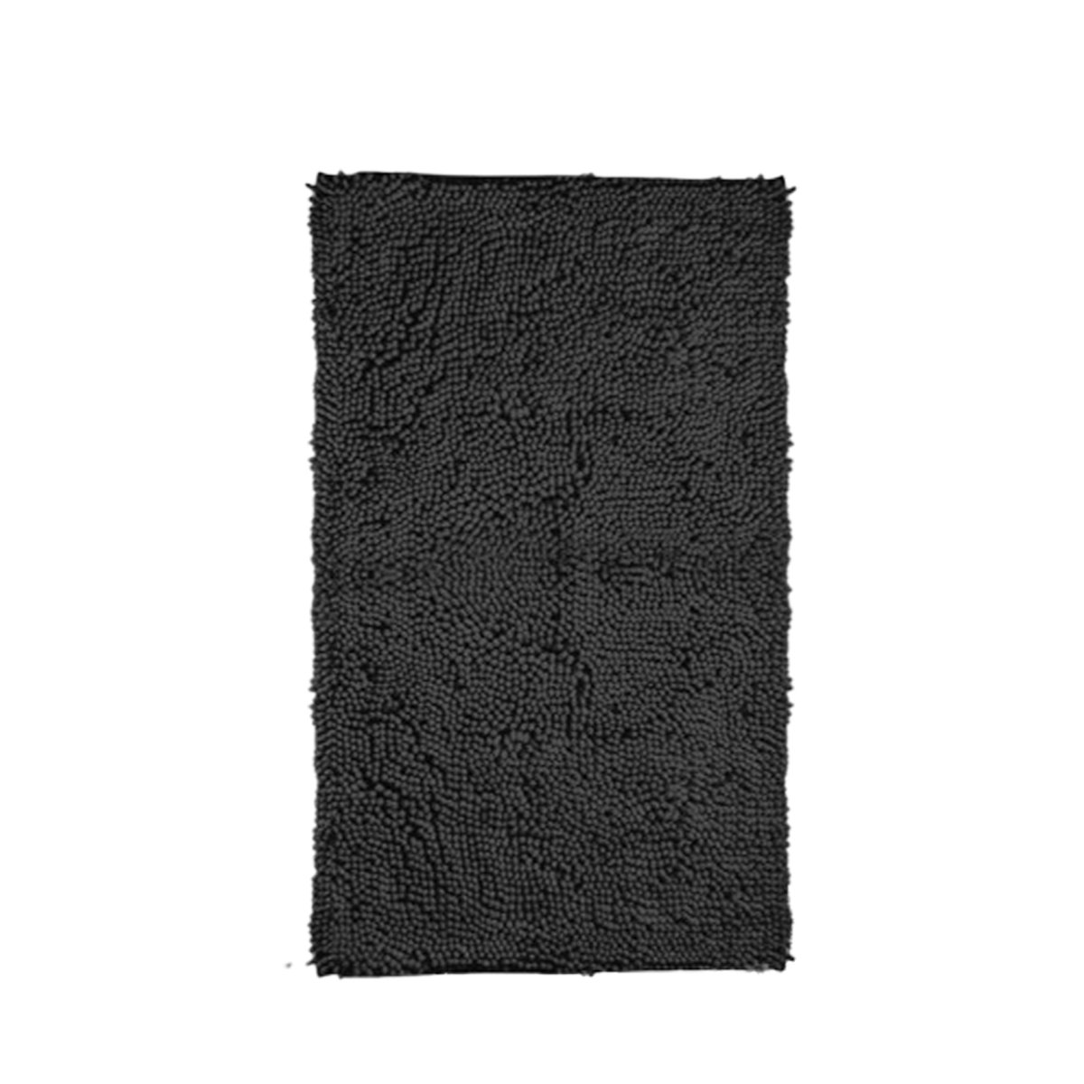 PACK4 ALFOMBRILLA RECTANGULAR SUAVE DE MICROFIBRA 40X60CM NEGRO Y+PAPEL REGALO - 3