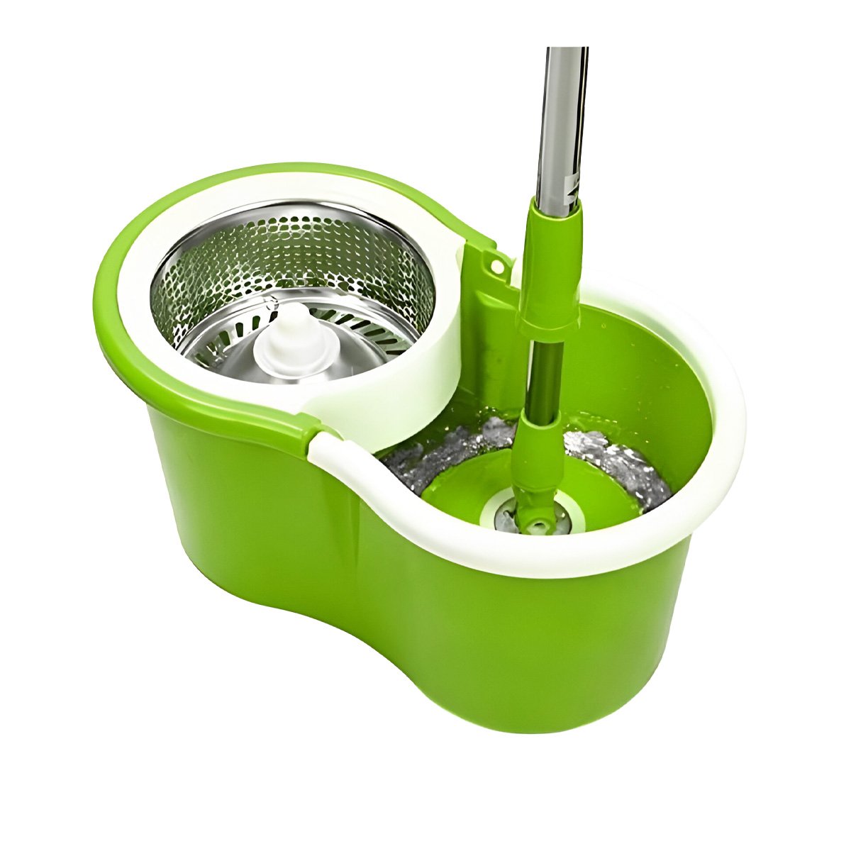 PACK2 HERRAMIENTA DE LIMPIEZA GIRATORIA 360 CON BALDE CENTRIFUGADOR HOGAR Y+REGALO STICKER - 2