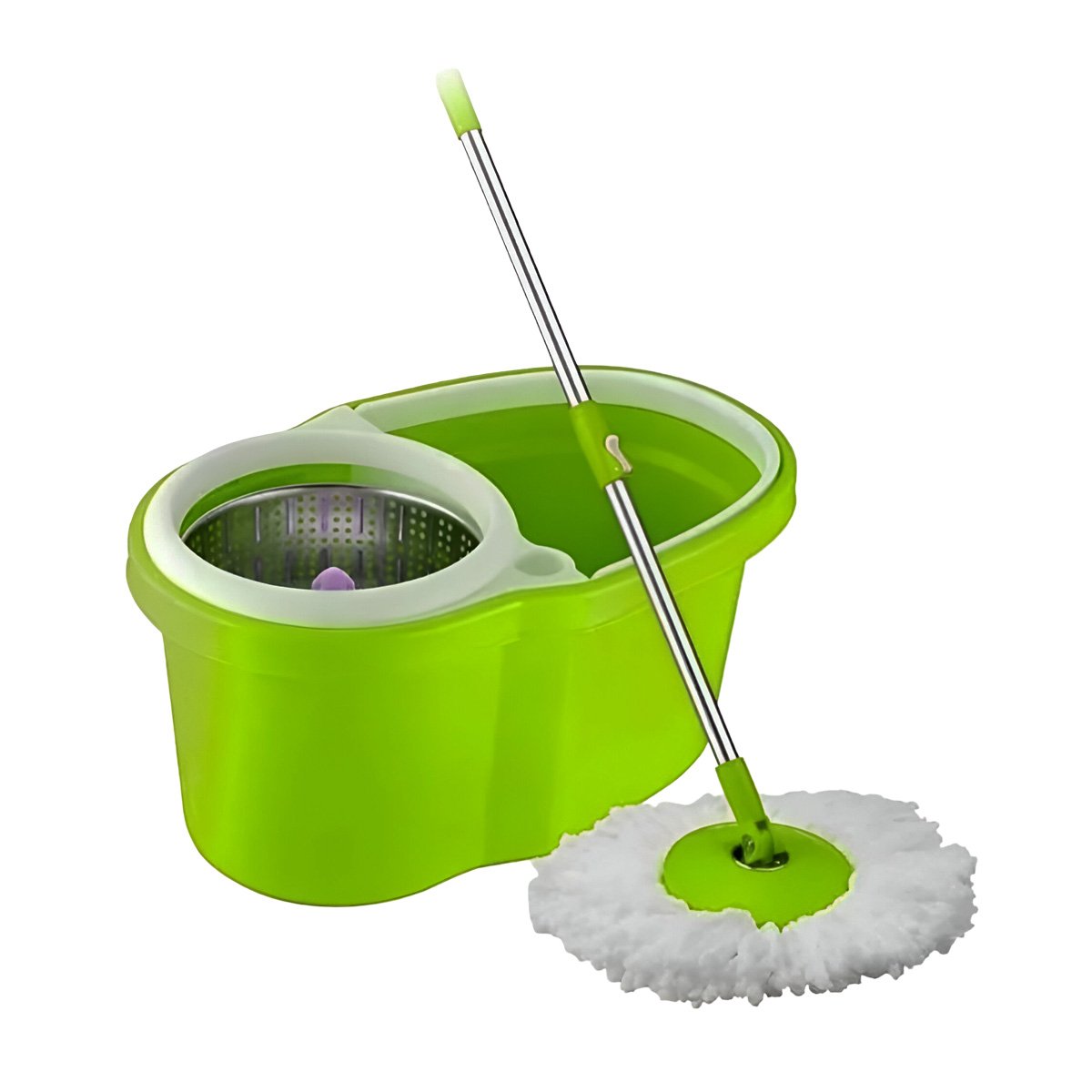 ESCOBILLÓN GIRATORIO 360 CON BALDE CENTRIFUGADOR PARA LIMPIEZA DIARIA EN CASA Y+LIGAS REGALO - 5