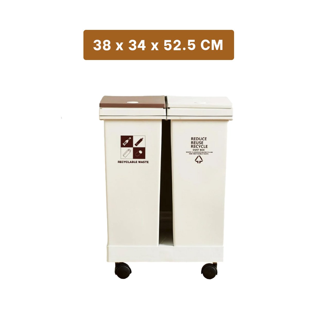 PACK2 PRODUCTO DOBLE DE BASURA 40L PARA ORGANIZACION DEL HOGAR Y+PAPEL REGALO - 4