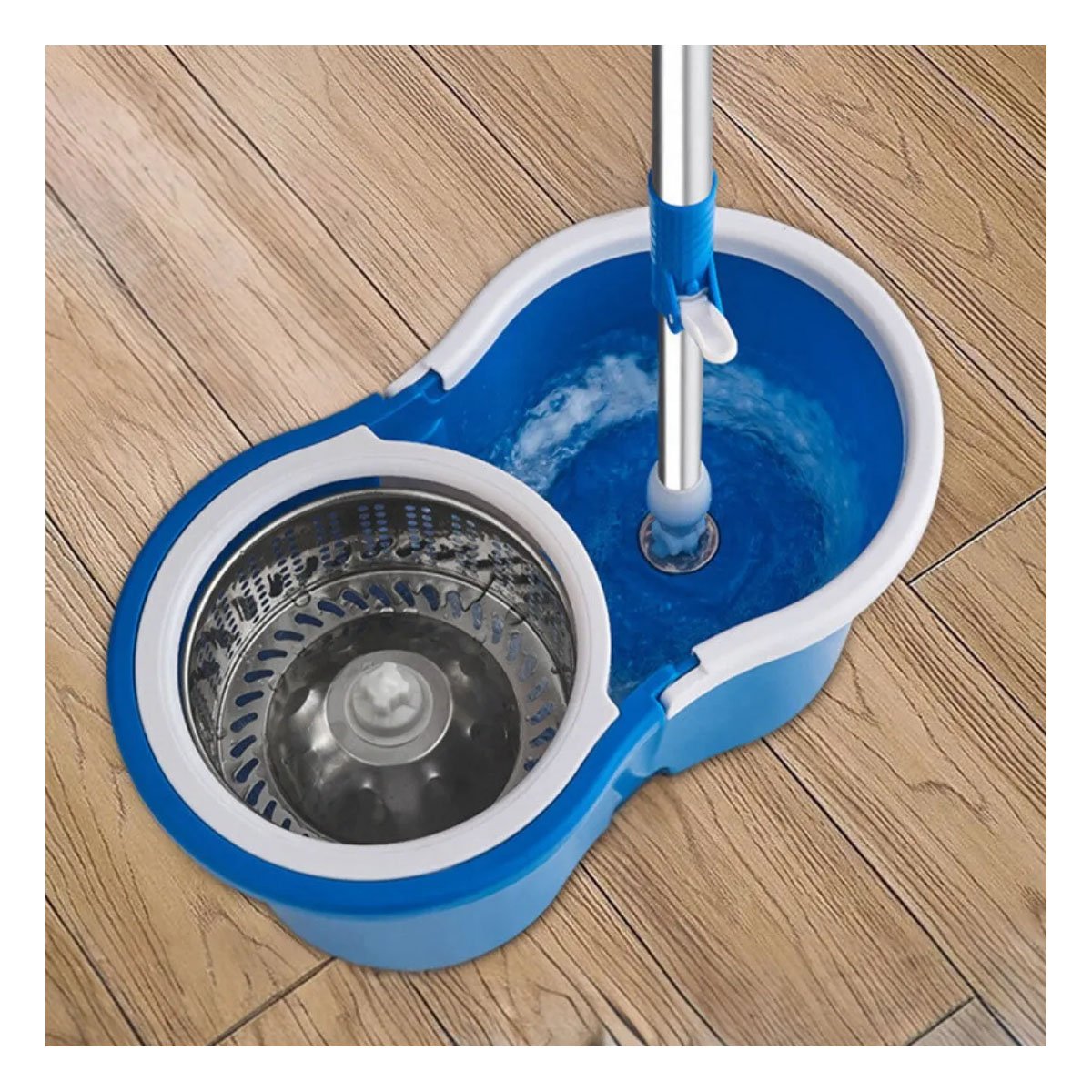 PACK2 SISTEMA GIRATORIO 360 CON BALDE CENTRIFUGADOR ROJO PARA LIMPIEZA DOMESTICA - 3
