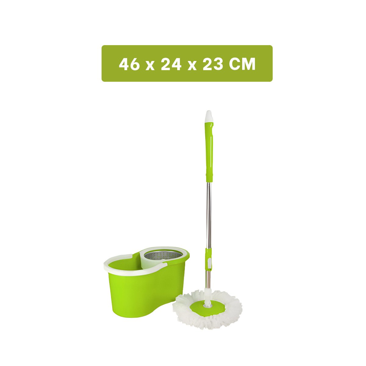 TRAPERO GIRATORIO 360 CON BALDE CENTRIFUGADOR PARA ORDEN Y LIMPIEZA DEL HOGAR Y+REGALO STICKER - 4