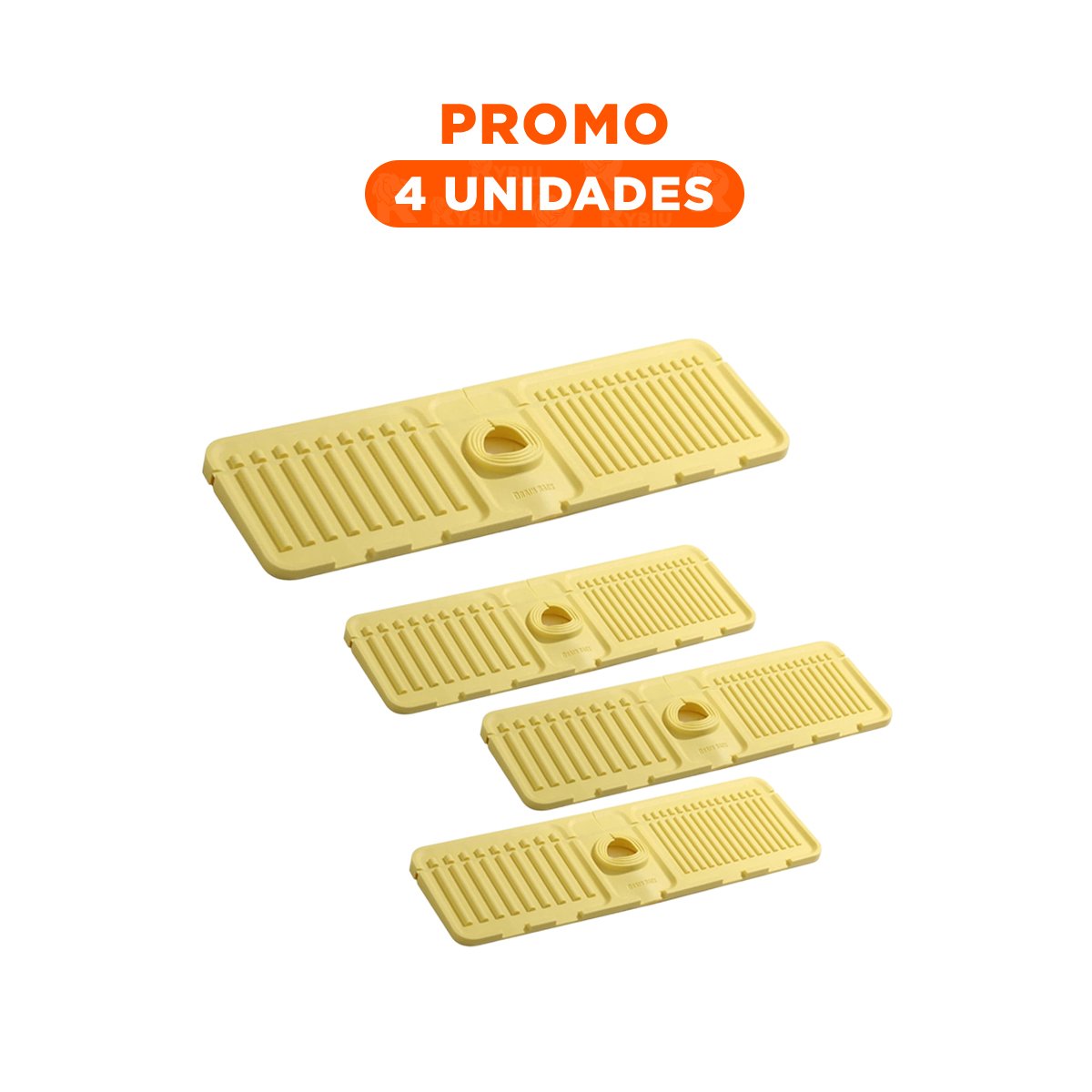 PACK4 COMPLEMENTO DE DRENAJE PARA LAVADERO DE SILICONA CON RAYAS EN CASA - 1