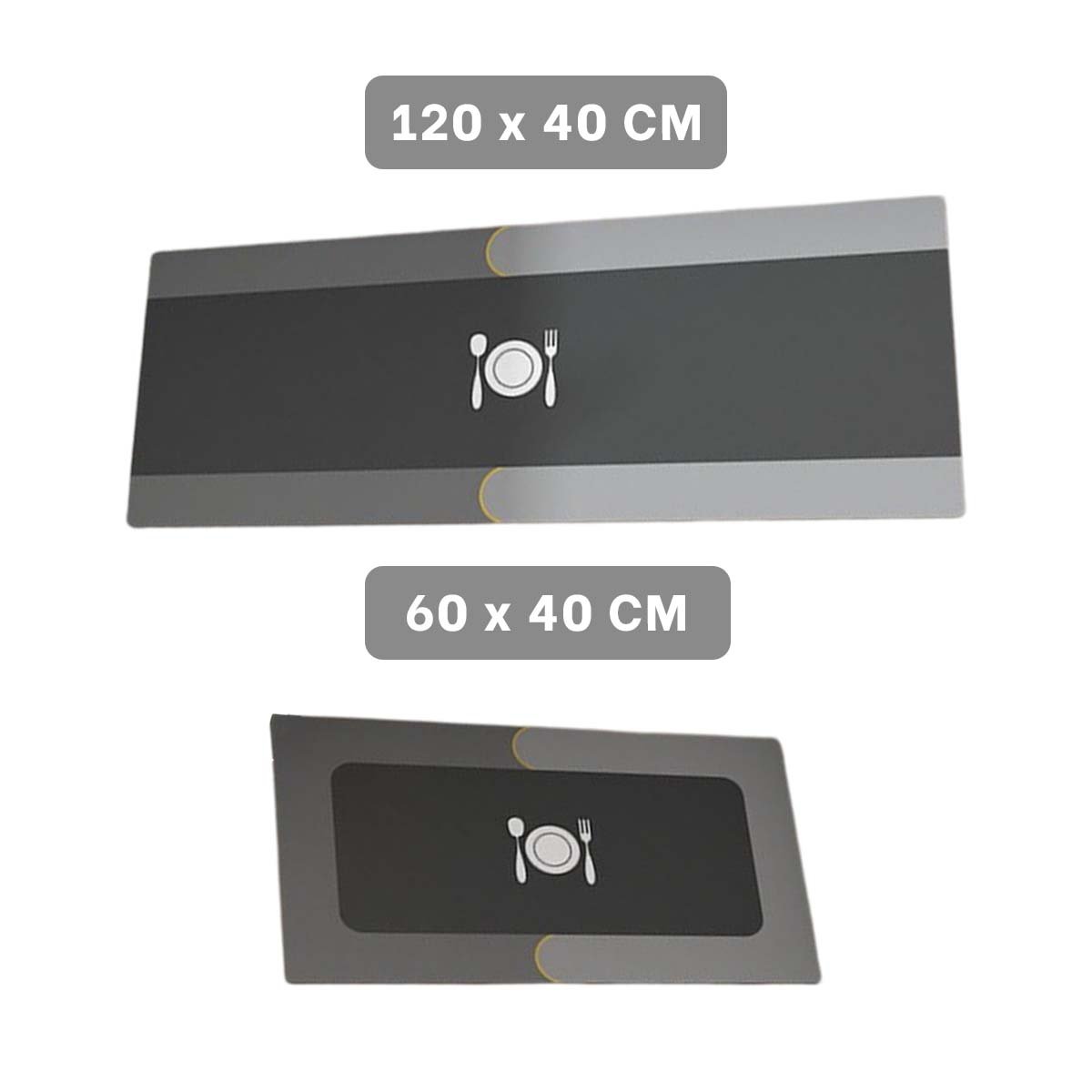 PACK2 REVESTIMIENTO DE PISO ANTIDESLIZANTE PARA COCINA Y USO EN CASA PLOMO Y+REGALO STICKER - 4