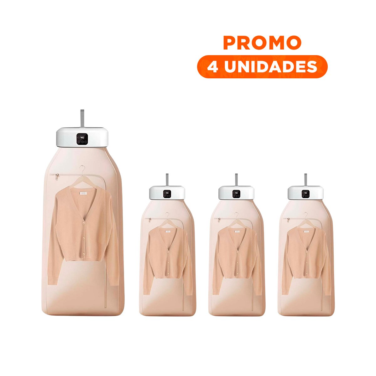PACK4 ORGANIZADOR COLGANTE PARA SECAR ROPA DE USO DOMESTICO - 1