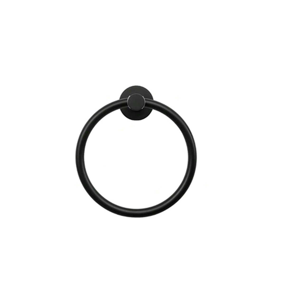 PACK4 COLGADOR DE PARED EN ANILLO PARA MANTENER TOALLAS A MANO NEGRO Y+PAPEL REGALO - 3