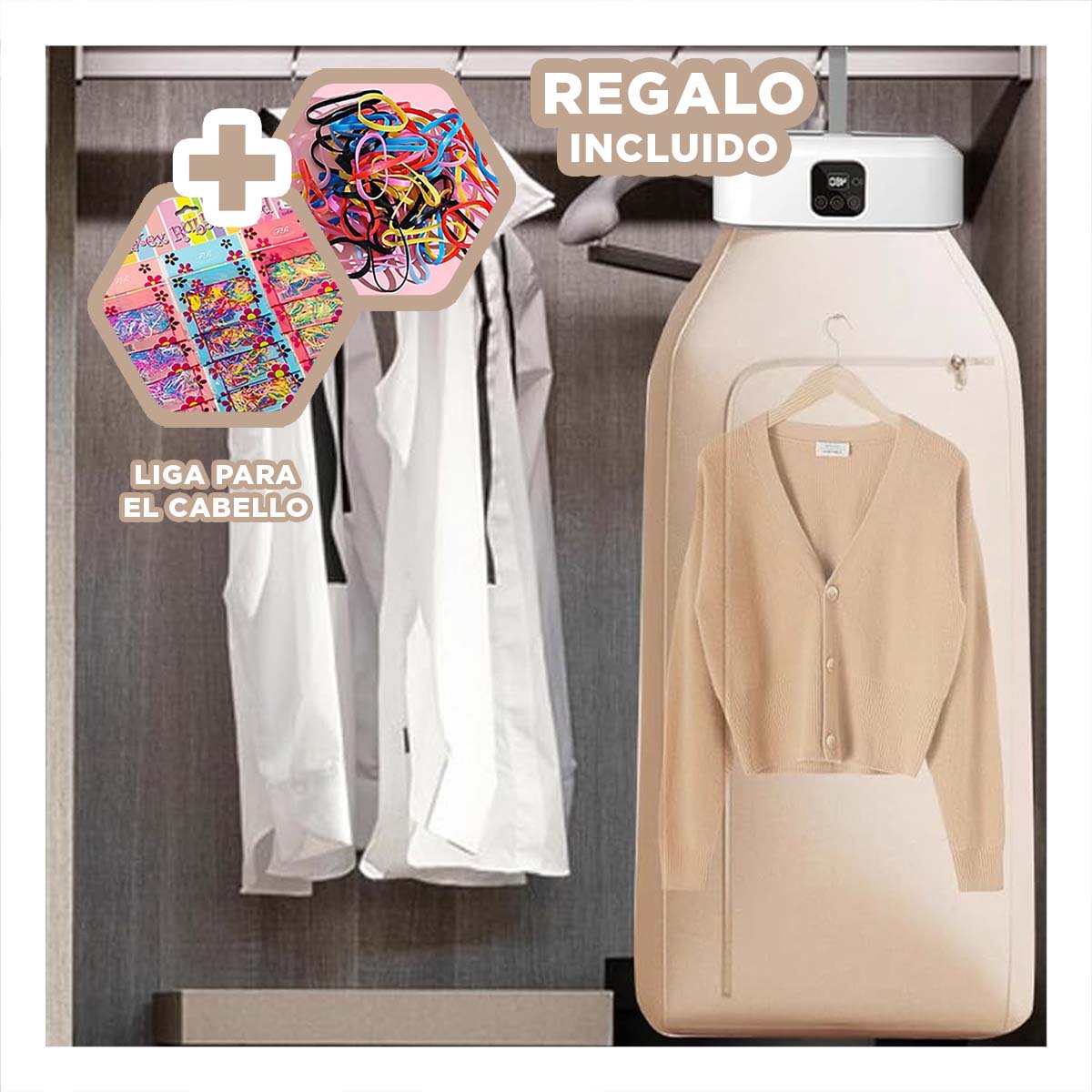 SOPORTE COLGANTE PARA SECAR ROPA USO DOMESTICO COMODO Y FUNCIONAL Y+LIGAS REGALO - 2