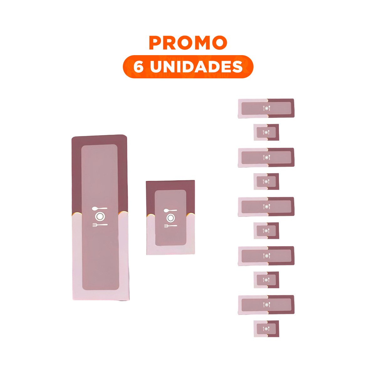 PACK6 PISO ANTIDESLIZANTE PARA COCINA Y AMBIENTES DEL HOGAR ROSADO Y+REGALO STICKER - 1