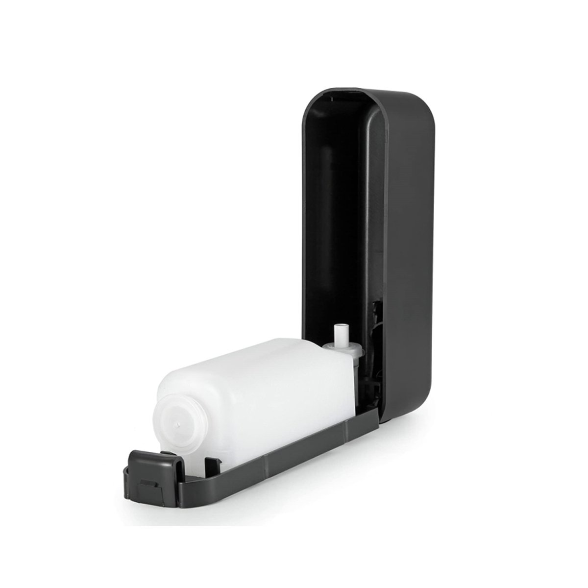 DISPENSADOR DE JABON MANUAL 300ML ACABADO LISO FACIL LIMPIEZA NEGRO PLUS Y+POST IT - 5