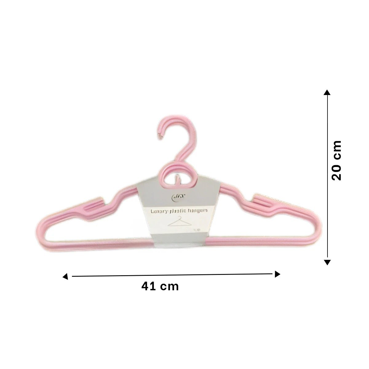 PACK12 GANCHO DECORATIVO DE PLASTICO ROSADO CIRCULO EN MEDIO DE 4 PIEZAS CLOSET Y+PAPEL REGALO - 4