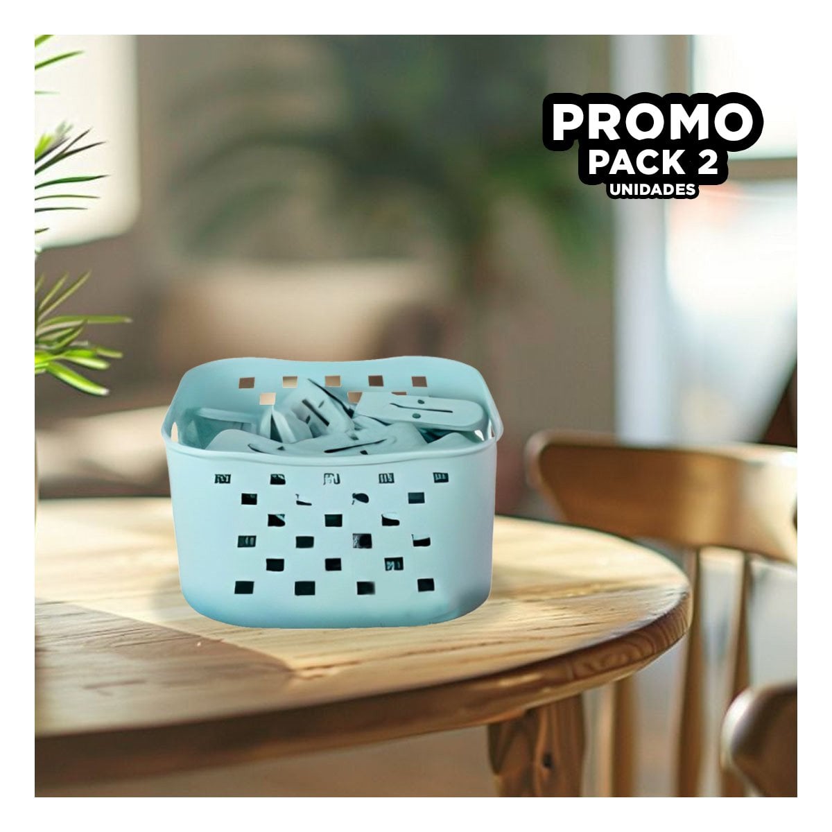 PACK2 SOPORTE CUADRADO CON GANCHOS PARA ROPA VERDE CLARO PARA SECADO Y+PAPEL REGALO - 1