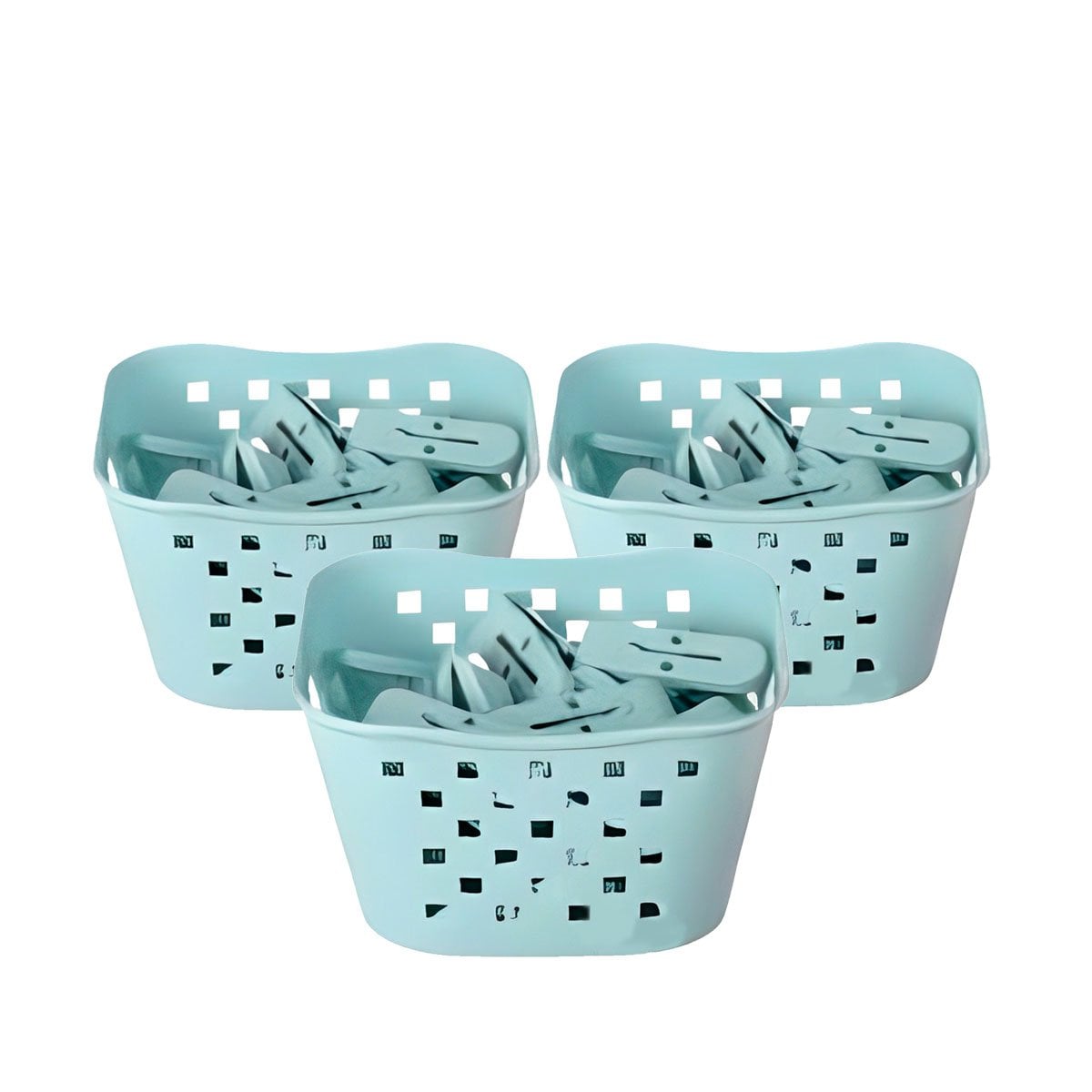 PACK2 SOPORTE CUADRADO CON GANCHOS PARA ROPA VERDE CLARO PARA SECADO Y+PAPEL REGALO - 2