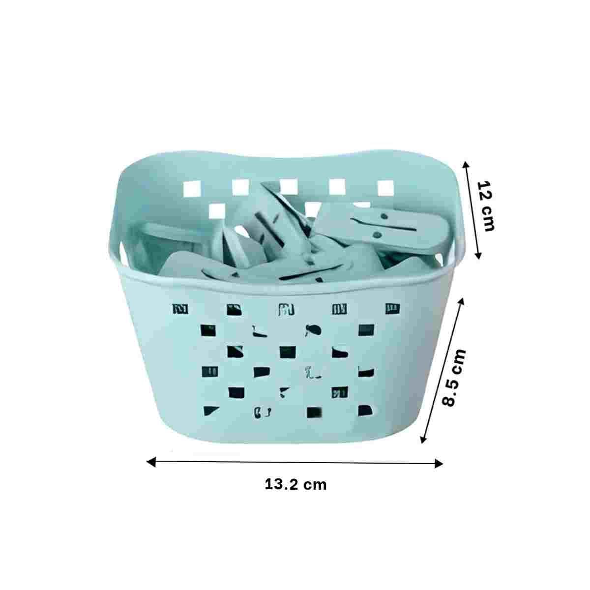 PACK2 CAJA CUADRADA CON GANCHOS PARA ROPA VERDE CLARO PARA GUARDAR PRENDAS Y+REGALO STICKER - 4