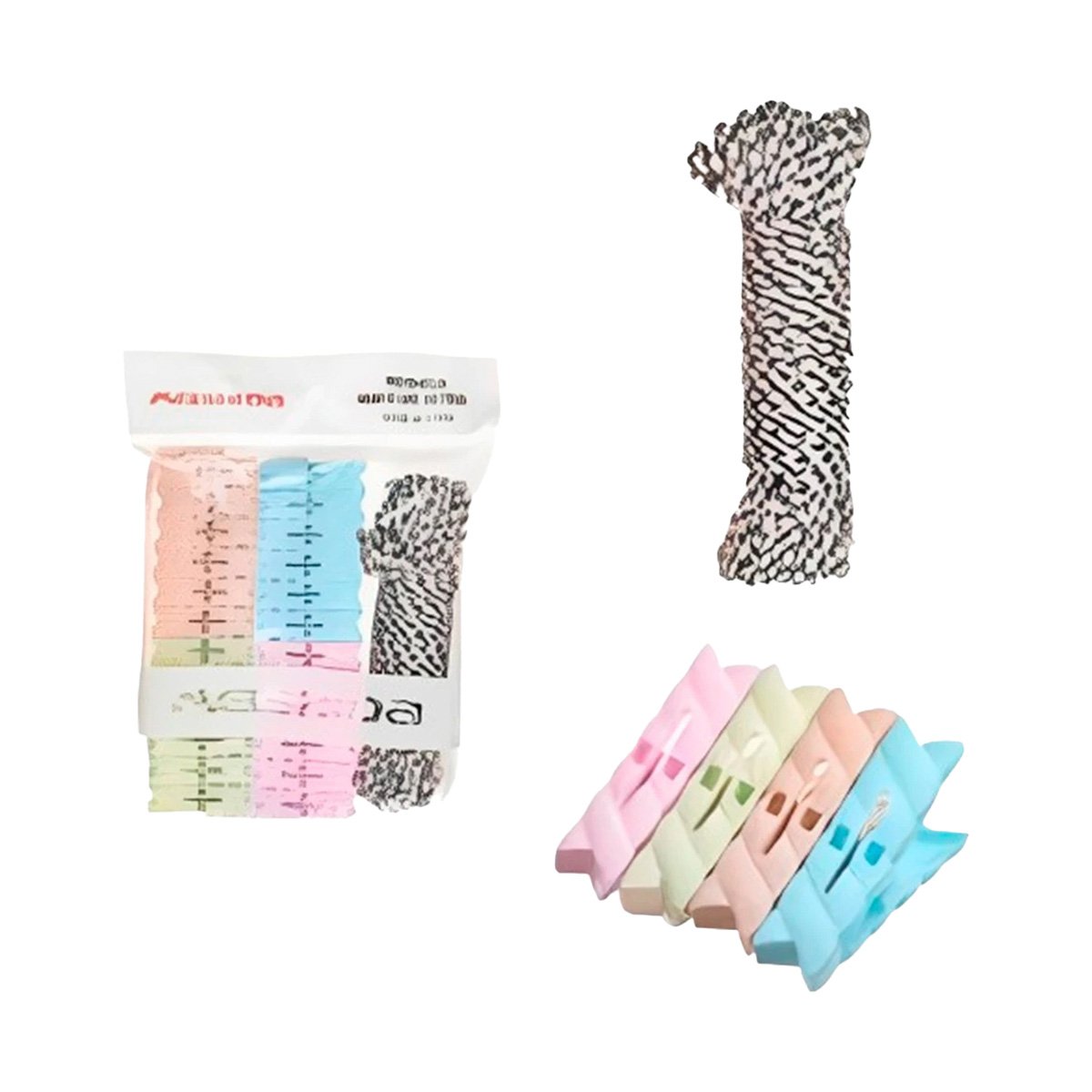 SOPORTES DE ROPA Y CUERDA MULTICOLOR PARA OPTIMIZAR ESPACIOS EN CASA Y+LIGAS REGALO - 5
